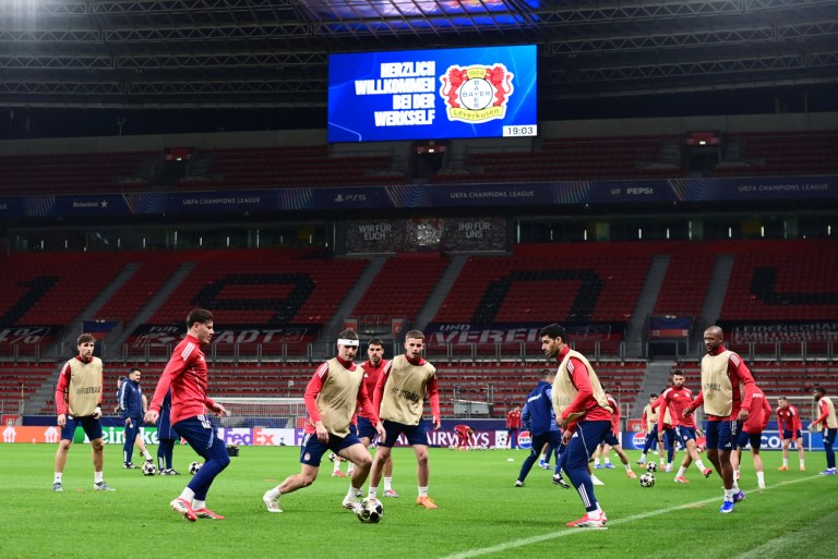 Η προπόνηση του Ολυμπιακού