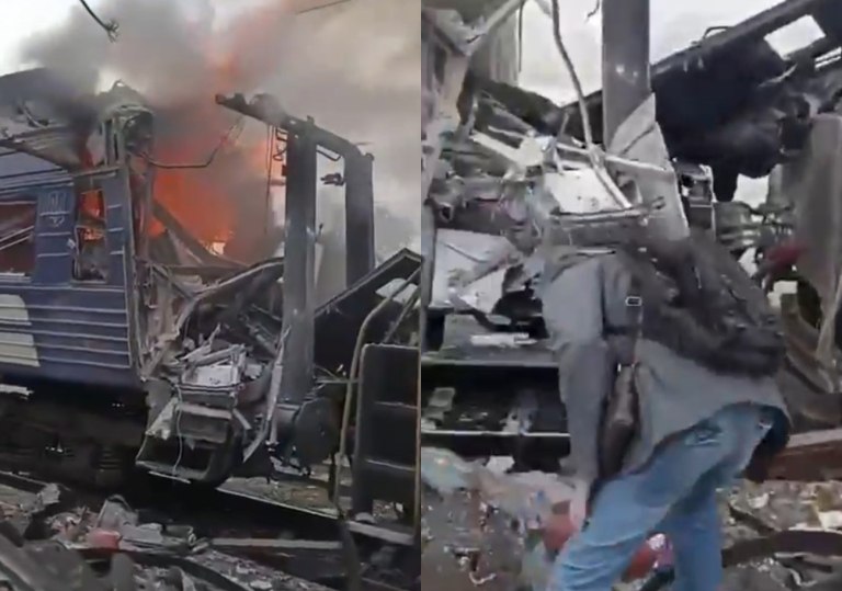 Ουκρανία: Ρωσική επίθεση με drone σε σιδηροδρομικό σταθμό  Τουλάχιστον 30 τραυματίες