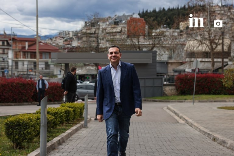 Ο Τσίπρας στη Λαμία