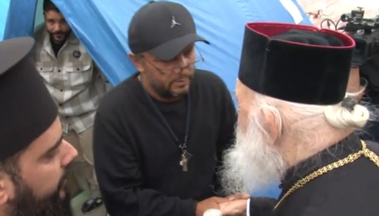 Στον Πάνο Ρούτσι ο αρχιεπίσκοπος Ιερώνυμος