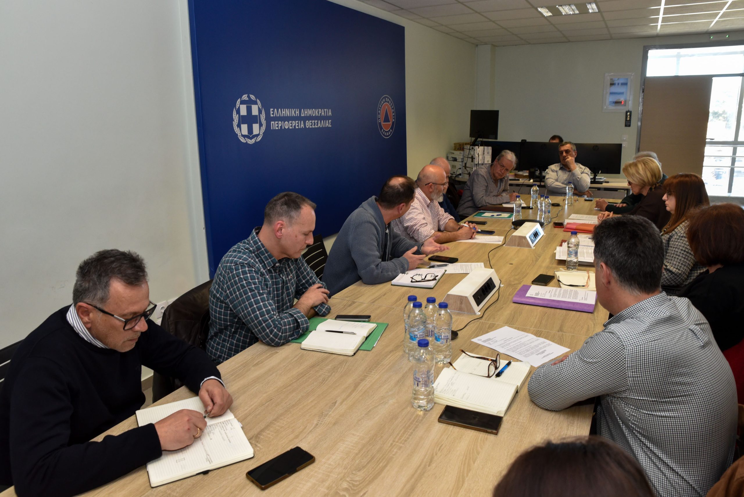 Συνάντηση Περιφερειάρχη Θεσσαλίας Δημήτρη Κουρέτα με τη Διοίκηση του ΟΔΥΘ