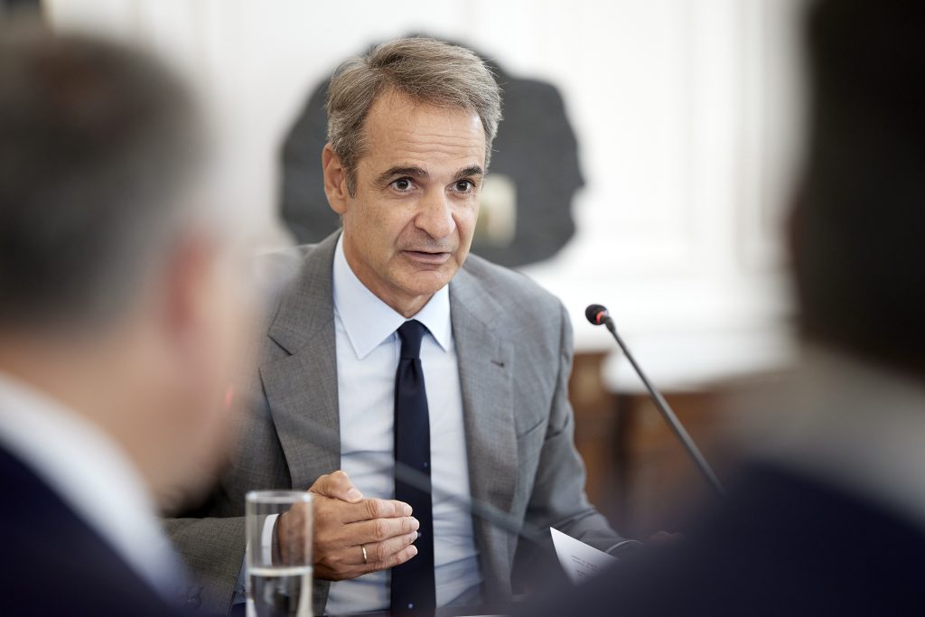 Συνάντηση του Πρωθυπουργού Κυρ. Μητσοτάκη με τον Οικουμενικό Πατριάρχη Βαρθολομαίο