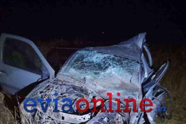 Εύβοια: Νεκρός 27χρονος σε τροχαίο  Το αυτοκίνητό του εξετράπη και έπεσε σε κολώνα