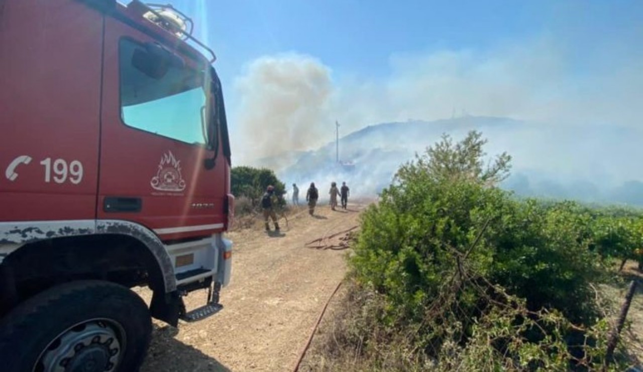 Βόλος: Άμεση κινητοποίηση της Πυροσβεστικής για φωτιά στις Γλαφυρές