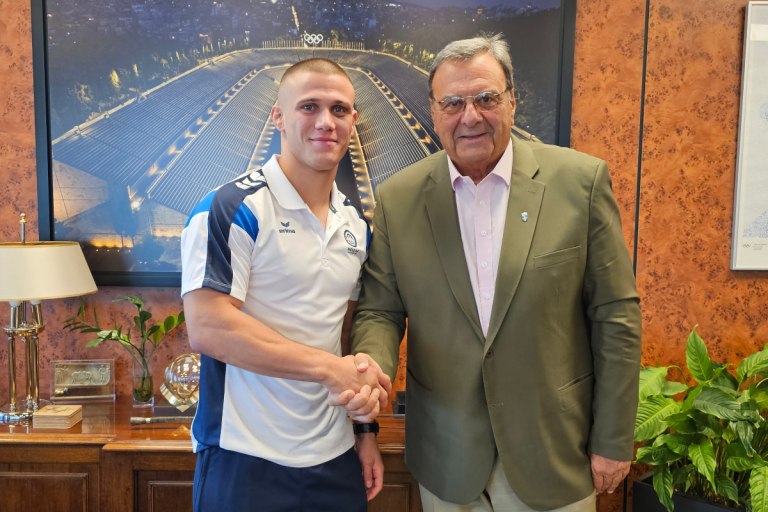 Ο Βαγγέλης Μαρινάκης θα στηρίξει τον Παγκόσμιο πρωταθλητή, Γιώργο Κουγιουμτσίδη ενόψει Ολυμπιακών Αγώνων (pics)