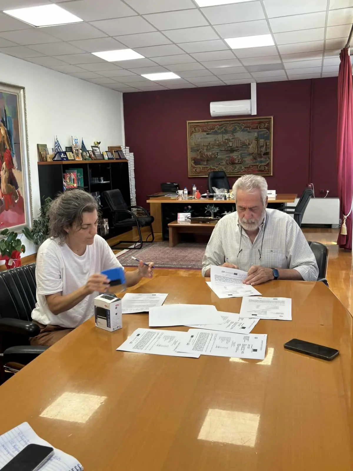 Υπογραφή σύμβασης για τη