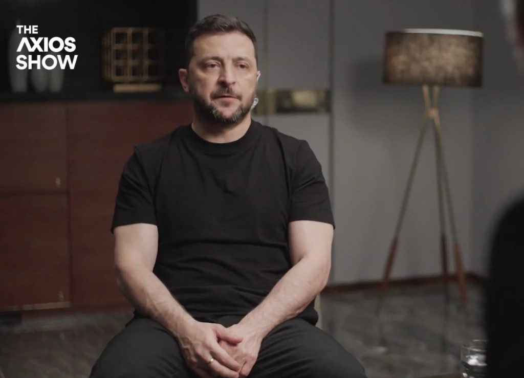 Ο Ζελένσκι δηλώνει ότι θα παραιτηθεί από πρόεδρος της Ουκρανίας μόλις τελειώσει ο πόλεμος