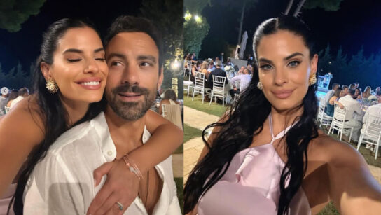 Χριστίνα Μπόμπα: Σε γάμο στην Άνδρο με τον Σάκη Τανιμανίδη  Το βίντεο με τον ξέφρενο χορό της