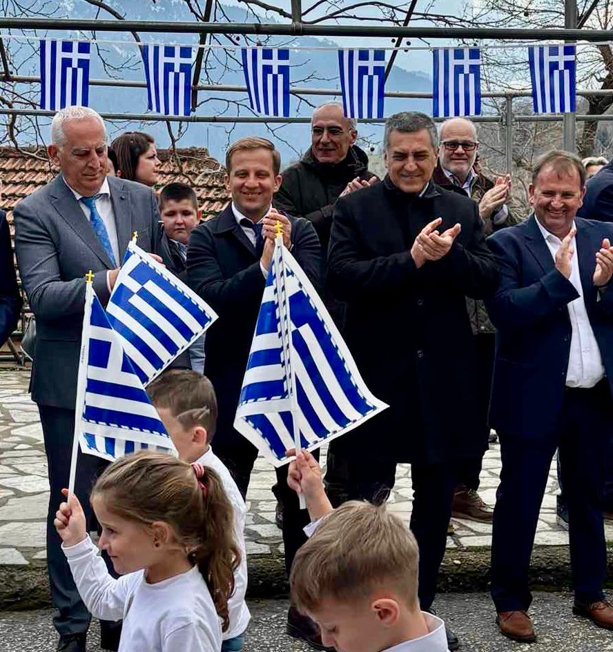 Στη Χρυσομηλιά Καλαμπάκας για την 25η Μαρτίου ο Δ. Κουρέτας