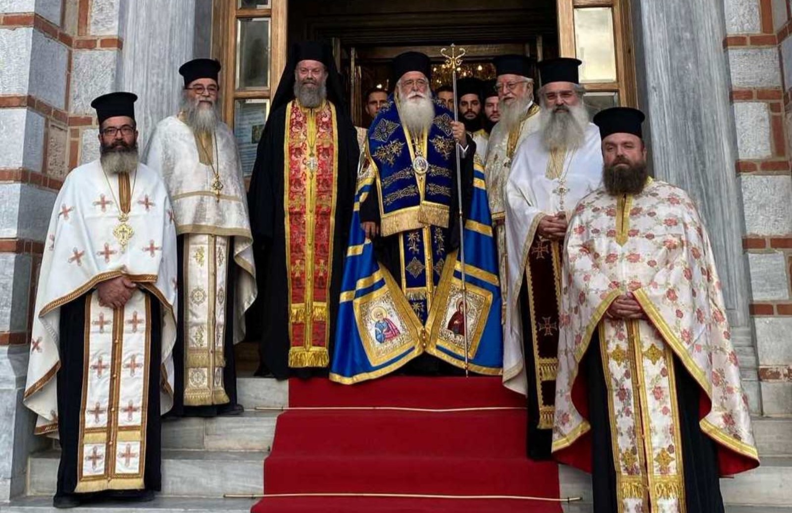 Υποδοχή Παναγίας Τρικεριώτισσας στον Μητροπολιτικό Ναό του Βόλου