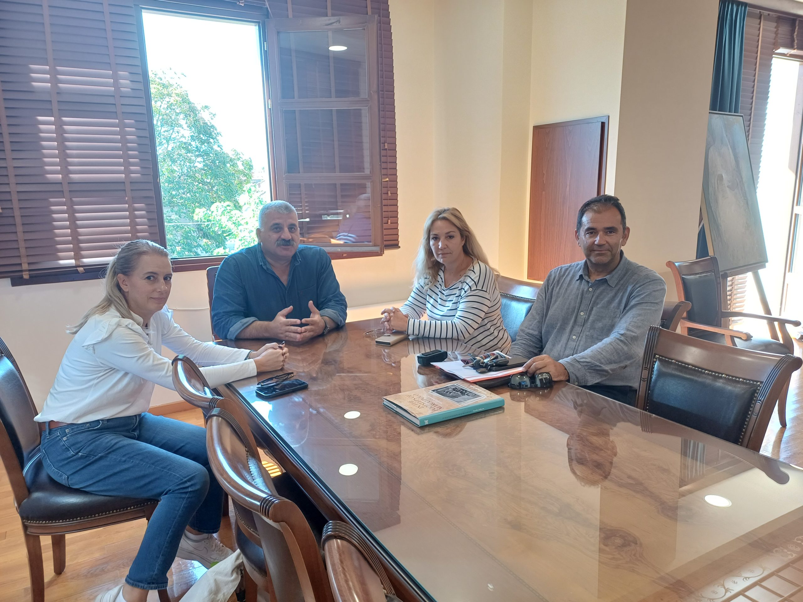 Συνάντηση Δημάρχου Ν.Πηλίου με την πρόεδρο του ΤΕΕ Μαγνησίας