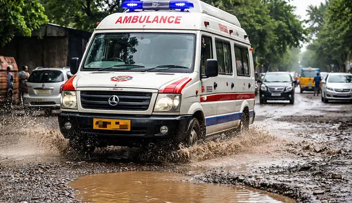 Ινδία: Γυναίκα που θεωρούσαν νεκρή ζωντάνεψε όταν το ασθενοφόρο που τη μετέφερε έπεσε σε λακκούβα