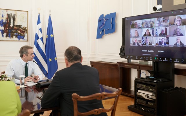 Τηλεδιάσκεψη K. Μητσοτάκη με επικεφαλής ελληνικών πρεσβειών σε Κύπρο, Ιράν, Μ. Ανατολή: Συζητήθηκαν τα σχέδια επαναπατρισμού Ελλήνων πολιτών