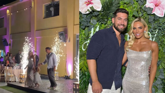 Ιωάννα Μαλέσκου- Κωνσταντίνος Δανιάς: Η εντυπωσιακή είσοδος με την κόρη τους στο πάρτι της βάφτισης!