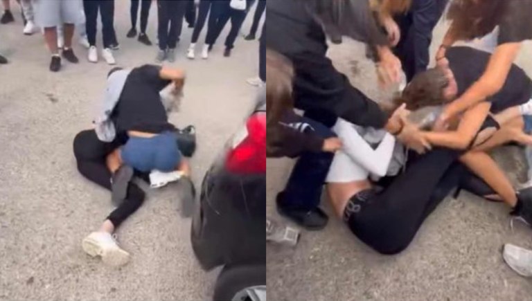 Κως: Αγριο ξύλο ανάμεσα σε μαθήτριες έξω από σχολείο  Βίντεο σοκ