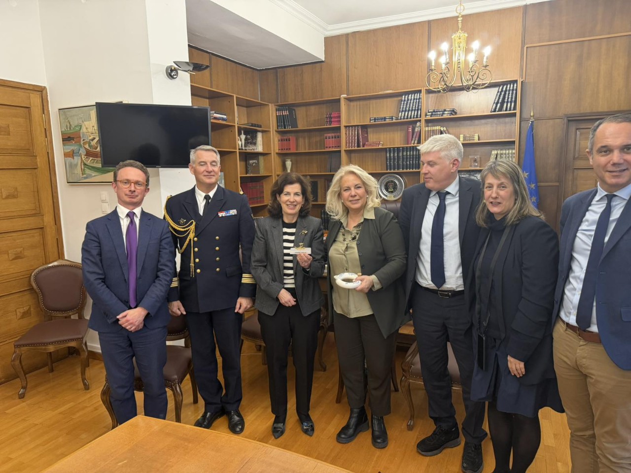 Συνάντηση της Πρέσβειρας της Γαλλίας με την Αντιπεριφερειάρχη Μαγνησίας στον Βόλο
