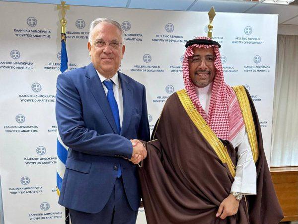 Θεοδωρικάκος: Ενίσχυση σχέσεων με Σ. Αραβία σε αγροδιατροφή, φάρμακα, κατασκευές, ναυπήγηση