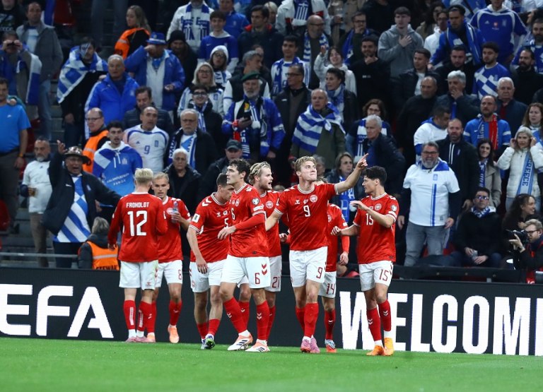 Δανία  Ελλάδα: Λάθος από τον Ζαφείρη, ανοίγουν το σκορ (1-0) οι Δανοί (vid)