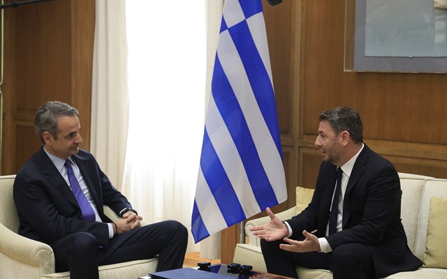 Συνάντηση Κ. Μητσοτάκη - Ν. Ανδρουλάκη για τις εξελίξεις στη Μέση Ανατολή - Τι ανέφερε ο Πρωθυπουργός