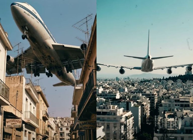 Όταν ένα Boeing σκέπασε τον ουρανό της Αθήνας  Νέο βίντεο ΑΙ για την πτήση που χαρακτηρίστηκε το θαύμα της αεροπορίας