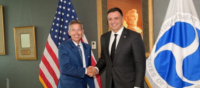 ΗΠΑ: Τη σειρά συναντήσεων υψηλού επιπέδου συνέχισε ο Β. Κικίλιας  Συνάντηση με τον υπ. Μεταφορών, Σον Ντάφι