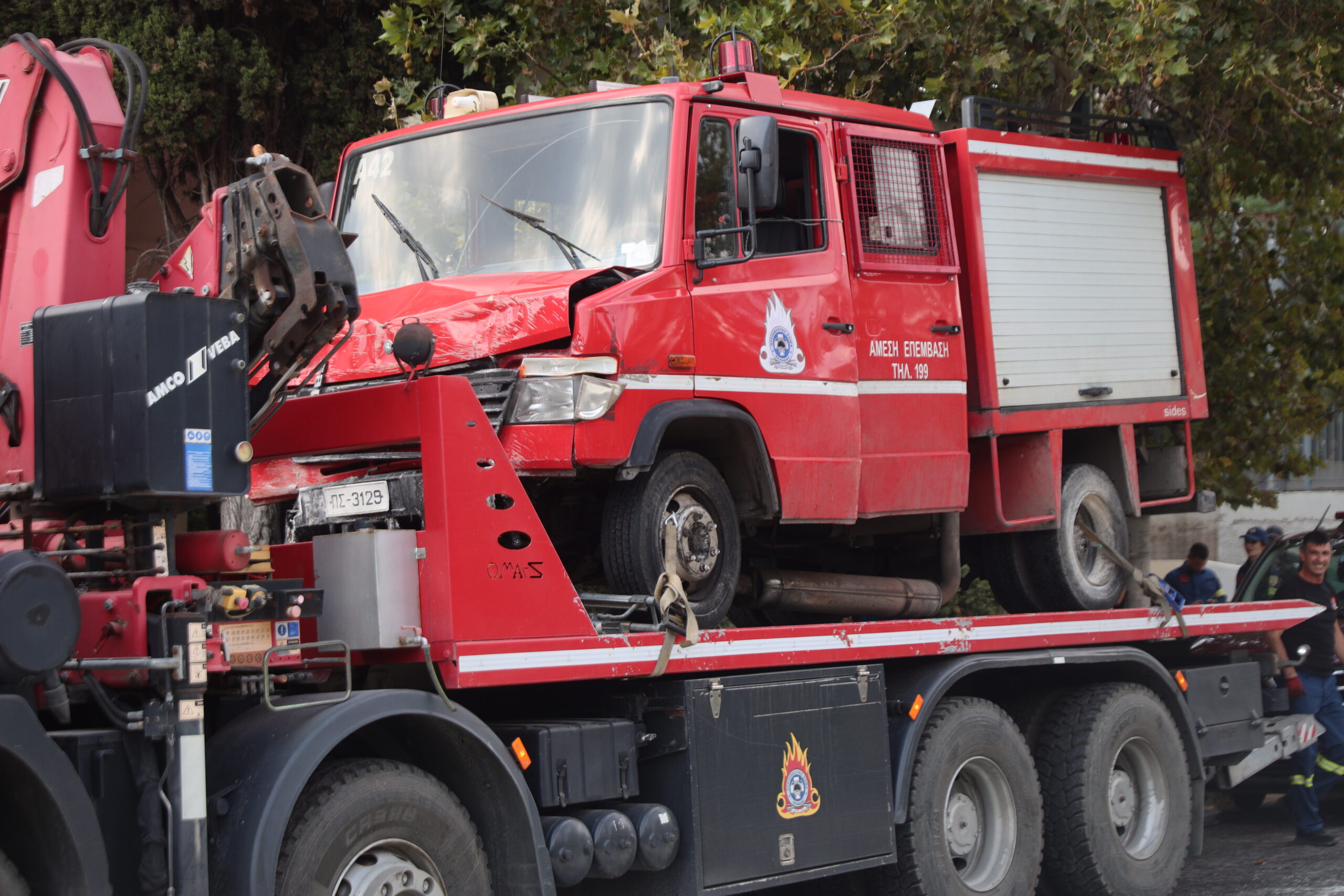 Στις φλόγες προκατασκευασμένο σπίτι στο Νεοχώρι Πηλίου  Σώθηκε το δάσος χάρη στην έγκαιρη επέμβαση της Πυροσβεστικής