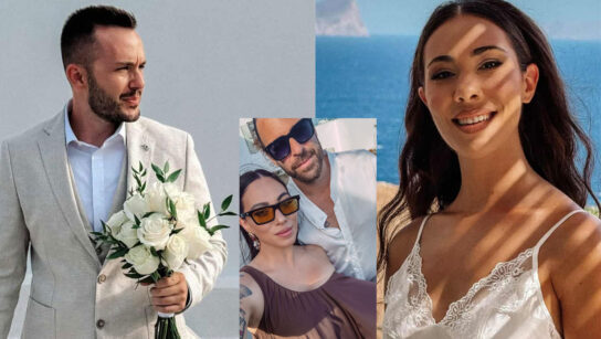 Ευρυδίκη Βαλαβάνη: Παντρεύτηκε η αδελφή της στην Κύθνο  Φωτογραφίες, βίντεο