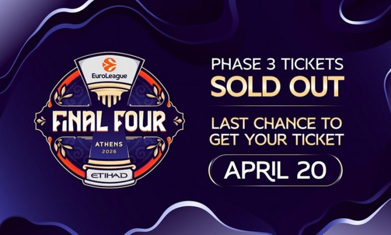 Euroleague: Sold out και τα εισιτήρια της τρίτης φάσης πώλησης για το Final Four στο ΟΑΚΑ
