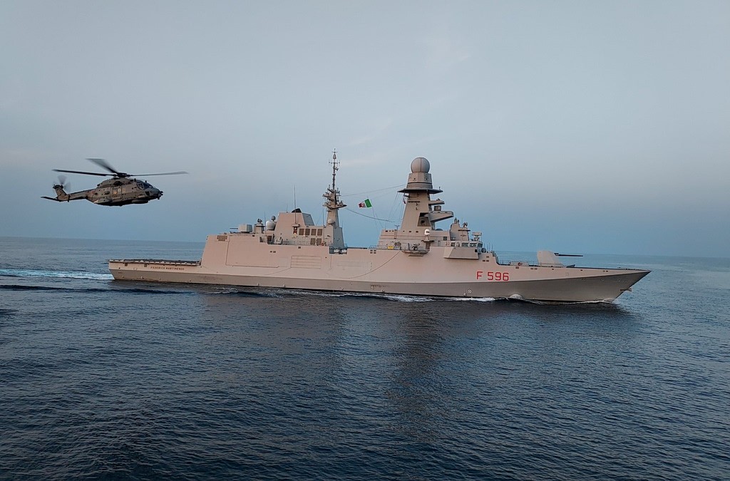 Η ιταλική φρεγάτα Federico Martinengo έφτασε στην Κύπρο