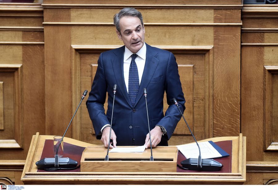 Live η ομιλία του Κυριάκου Μητσοτάκη στην ΚΟ της ΝΔ