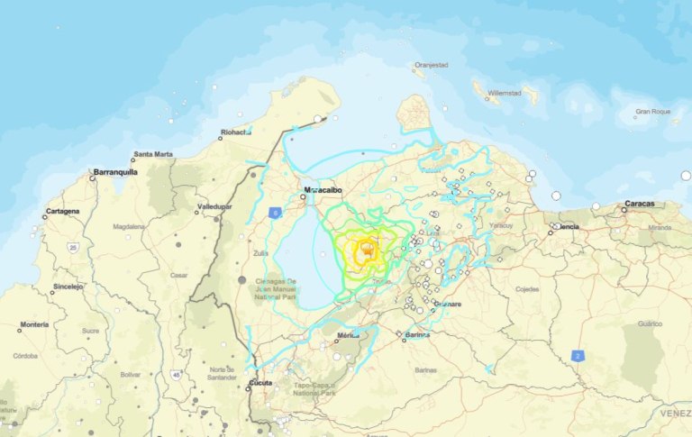 Βενεζουέλα: Σεισμός 6,2 βαθμών στα βορειοδυτικά της χώρας  Χάος σε σούπερ μάρκετ, άνοιξαν δρόμοι