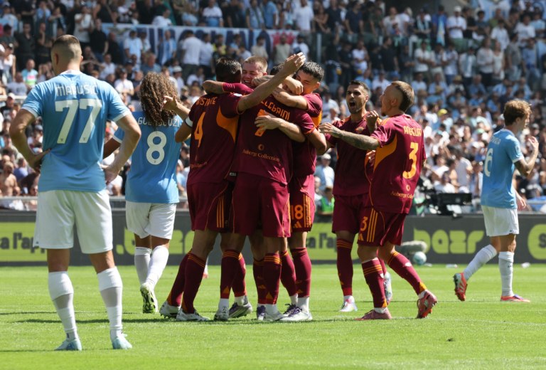 Λάτσιο  Ρόμα 0-1: Στους τζιαλορόσι το ντέρμπι, ντεμπούτο για τον Τσιμίκα