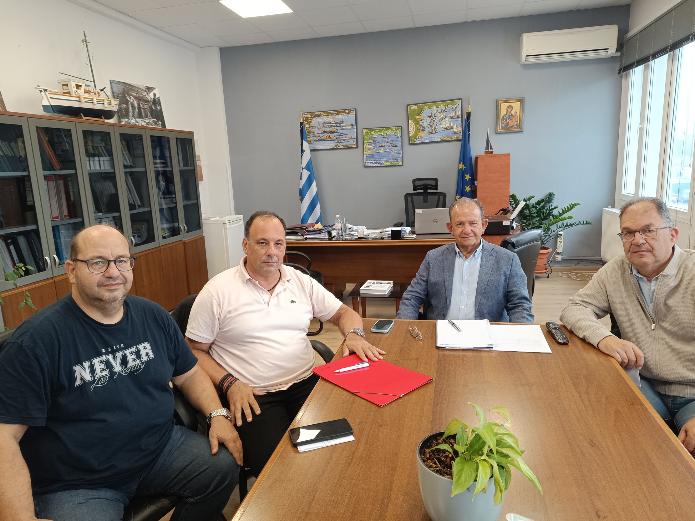 Σε πνεύμα συνεργασίας η συνάντηση της Ένωσης Ναυτικών Πρακτόρων Μαγνησίας με τη Διοίκηση του ΟΛΒ