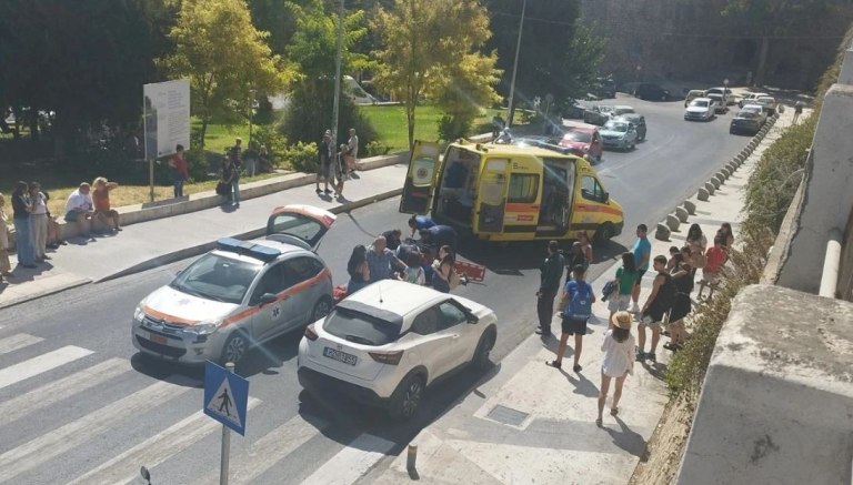 Κρήτη: Τροχαίο στο κέντρο του Ηρακλείου  Γυναίκα παρασύρθηκε από ΙΧ