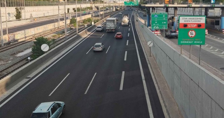 Αττική Οδός: Κυκλοφοριακές ρυθμίσεις το διήμερο 67 Μαρτίου λόγω εργασιών