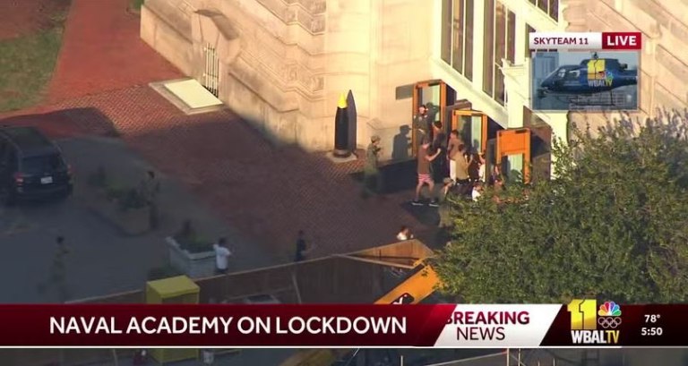 ΗΠΑ: Πυροβολισμοί σε ναυτική ακαδημία στο Μέριλαντ  Η βάση βρίσκεται σε αποκλεισμό [Βίντεο]