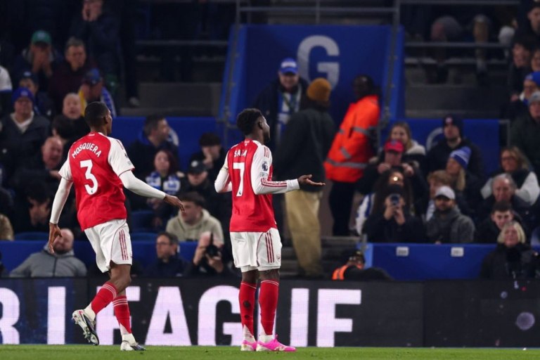 Μπράιτον  Άρσεναλ 0-1: Διπλό με Σάκα και +7!