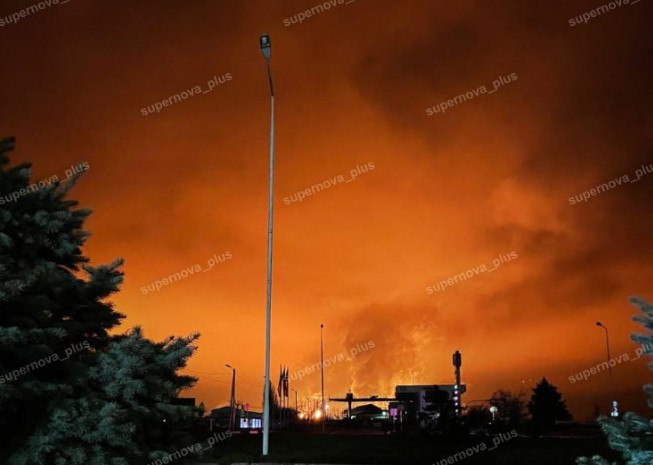 Ρωσία: Πυρκαγιά σε βιομηχανική περιοχή μετά από επίθεση ουκρανικών drones