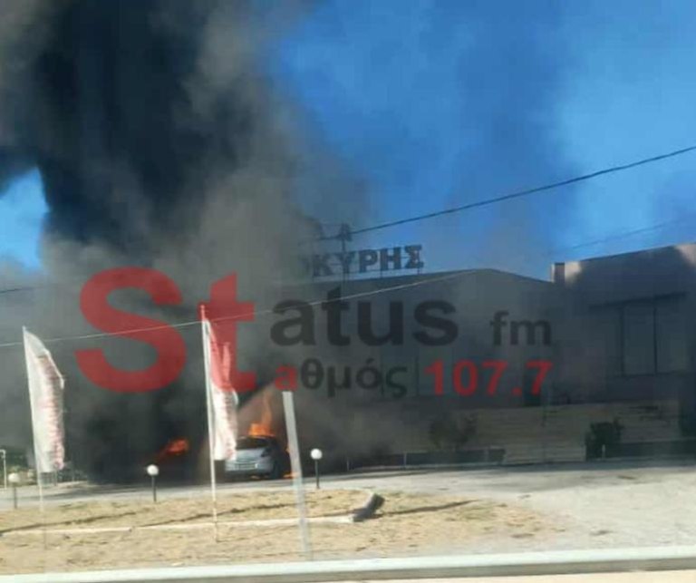 Φωτιά στη Μίκρα Θεσσαλονίκης: Στις φλόγες εργοστάσιο επίπλων  Τέθηκε υπό έλεγχο από την Πυροσβεστική