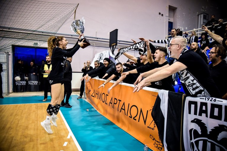 ΠΑΟΚ  Αναγέννηση Άρτας 26-18: Κυπελλούχες για όγδοη φορά οι ασπρόμαυρες (vid)