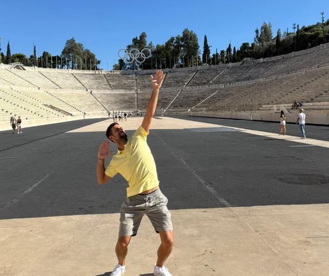 Η επίσκεψη του Νόβακ Τζόκοβιτς στο Παναθηναϊκό Στάδιο (pic)