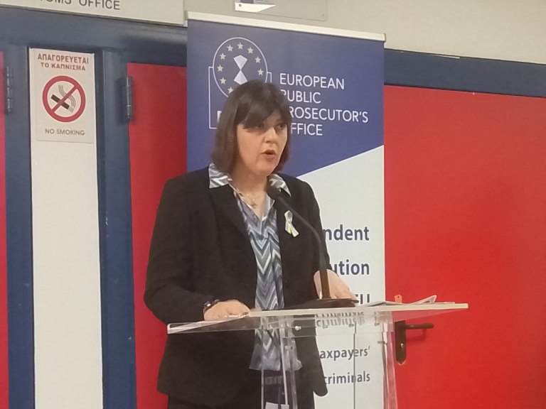 Λάουρα Κοβέσι: Σε εξέλιξη η συνέντευξη Τύπου της Ευρωπαίας Εισαγγελέως