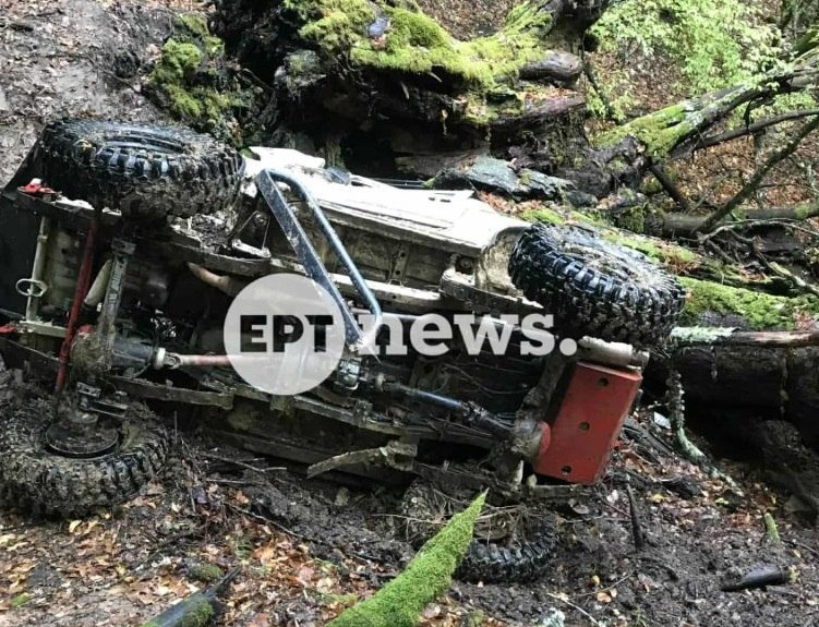 Αδιανόητο τροχαίο στην Καστοριά: Τζιπ έπεσε σε γκρεμό 130 μέτρων  Σώοι οι επιβαίνοντες