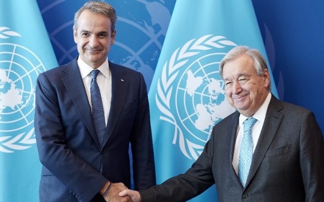 Τι συζήτησαν Κ. Μητσοτάκης - Αντ. Γκουτέρες στη Νέα Υόρκη