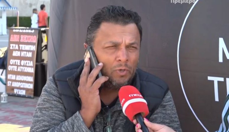 Συγκλονίζει πατέρας θύματος των Τεμπών που κάνει απεργία πείνας  Ξέρουν καλά τι θα βρούμε στο φέρετρο του παιδιού μου