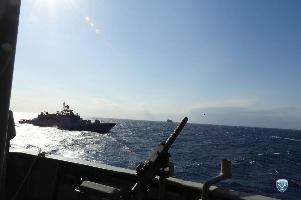 Με σενάριο προστασίας του πλοίου που θα ποντίσει το καλώδιο η άσκηση Παρμενίων:  Η ημερομηνία-κλειδί