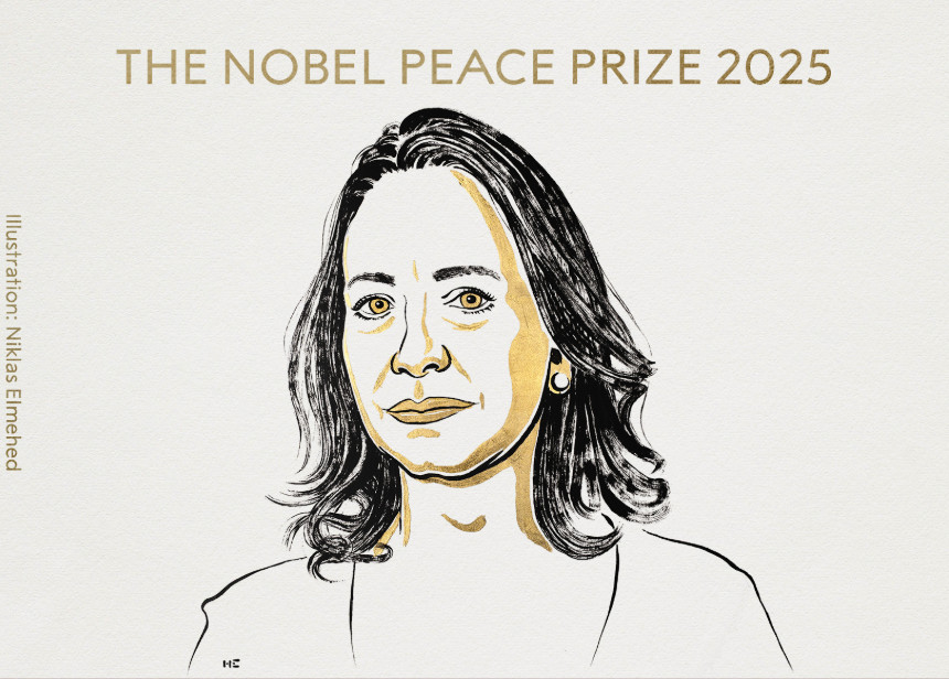 Βραβείο Νόμπελ Ειρήνης στην Μαρία Κορίνα Ματσάδο
