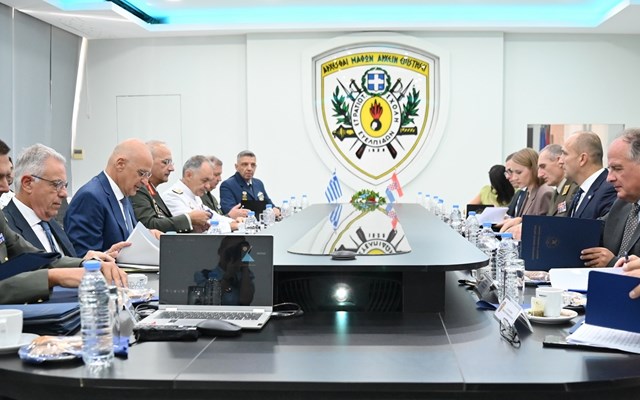 Συνάντησης Ν. Δένδια με τον Κροάτη υπ. Άμυνας