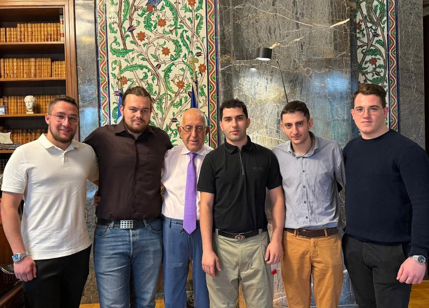 Φοιτητές του Πανεπιστημίου Θεσσαλίας στο γραφείο του Προέδρου της Βουλής