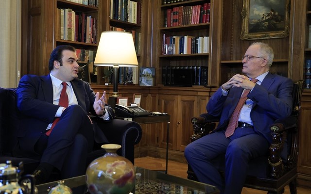 Συνάντηση Κων. Τασούλα -Κυρ. Πιερρακάκη στο Προεδρικό Μέγαρο